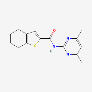 N-(4,6-dimethyl-2-pyrimidinyl)-4,5,6,7-tetrahydro-1-benzothiophene-2-carboxamide