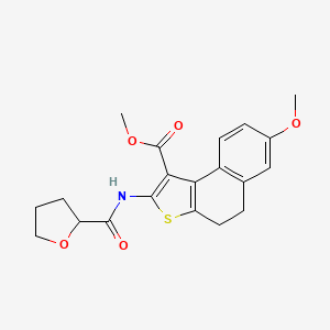 methyl 7-methoxy-2-[(tetrahydro-2-furanylcarbonyl)amino]-4,5-dihydronaphtho[2,1-b]thiophene-1-carboxylate