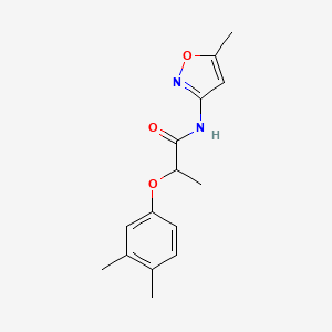 2-(3,4-dimethylphenoxy)-N-(5-methyl-3-isoxazolyl)propanamide