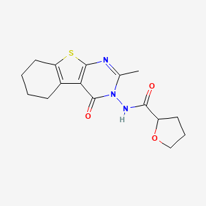 N-(2-methyl-4-oxo-5,6,7,8-tetrahydro[1]benzothieno[2,3-d]pyrimidin-3(4H)-yl)tetrahydro-2-furancarboxamide