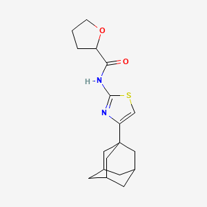 N-[4-(1-adamantyl)-1,3-thiazol-2-yl]tetrahydro-2-furancarboxamide