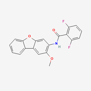 molecular formula C20H13F2NO3 B4182960 2,6-difluoro-N-(2-methoxydibenzo[b,d]furan-3-yl)benzamide 