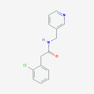 2-(2-chlorophenyl)-N-(3-pyridinylmethyl)acetamide