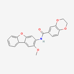 N-(2-methoxydibenzo[b,d]furan-3-yl)-2,3-dihydro-1,4-benzodioxine-6-carboxamide