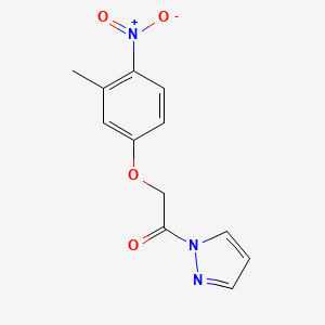 1-[(3-methyl-4-nitrophenoxy)acetyl]-1H-pyrazole