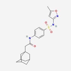2-(1-adamantyl)-N-(4-{[(5-methyl-3-isoxazolyl)amino]sulfonyl}phenyl)acetamide