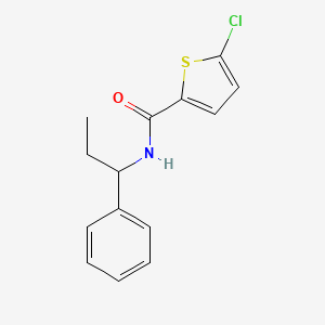 5-chloro-N-(1-phenylpropyl)-2-thiophenecarboxamide