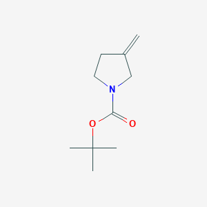 molecular formula C10H17NO2 B041831 叔丁基 3-亚甲基吡咯烷-1-羧酸酯 CAS No. 114214-71-0