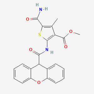 methyl 5-(aminocarbonyl)-4-methyl-2-[(9H-xanthen-9-ylcarbonyl)amino]-3-thiophenecarboxylate