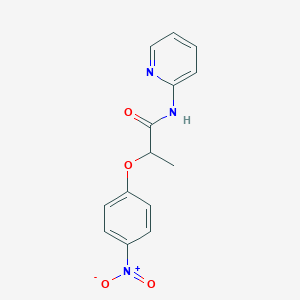 2-(4-nitrophenoxy)-N-2-pyridinylpropanamide