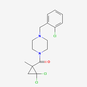 1-(2-chlorobenzyl)-4-[(2,2-dichloro-1-methylcyclopropyl)carbonyl]piperazine