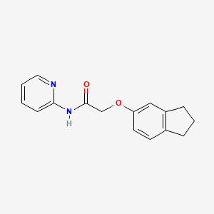 2-(2,3-dihydro-1H-inden-5-yloxy)-N-2-pyridinylacetamide