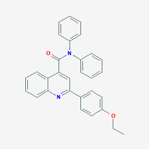 2-(4-ethoxyphenyl)-N,N-diphenyl-4-quinolinecarboxamide