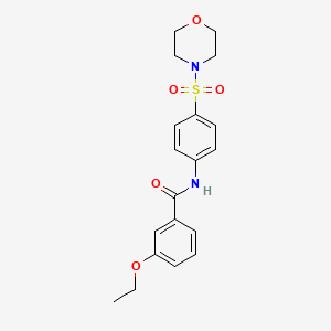 3-ethoxy-N-[4-(4-morpholinylsulfonyl)phenyl]benzamide