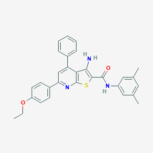 3-amino-N-(3,5-dimethylphenyl)-6-(4-ethoxyphenyl)-4-phenylthieno[2,3-b]pyridine-2-carboxamide