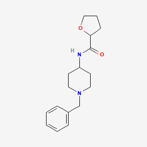 molecular formula C17H24N2O2 B4183403 N-(1-benzyl-4-piperidinyl)tetrahydro-2-furancarboxamide 