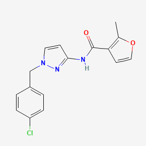 N-[1-(4-chlorobenzyl)-1H-pyrazol-3-yl]-2-methyl-3-furamide