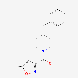 4-benzyl-1-[(5-methyl-3-isoxazolyl)carbonyl]piperidine