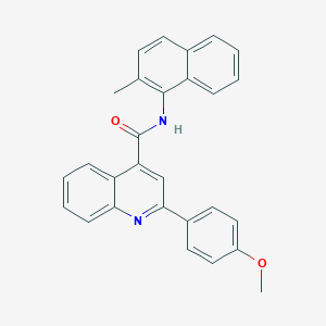 2-(4-methoxyphenyl)-N-(2-methylnaphthalen-1-yl)quinoline-4-carboxamide