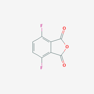 molecular formula C8H2F2O3 B041835 3,6-二氟邻苯二甲酸酐 CAS No. 652-40-4