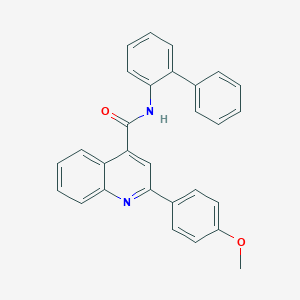 N-[1,1'-biphenyl]-2-yl-2-(4-methoxyphenyl)-4-quinolinecarboxamide