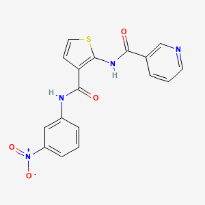 N-(3-{[(3-nitrophenyl)amino]carbonyl}-2-thienyl)nicotinamide