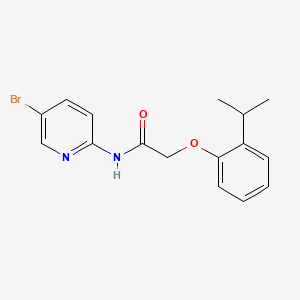 N-(5-bromo-2-pyridinyl)-2-(2-isopropylphenoxy)acetamide