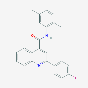 N-(2,5-dimethylphenyl)-2-(4-fluorophenyl)-4-quinolinecarboxamide