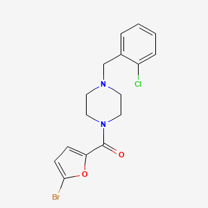1-(5-bromo-2-furoyl)-4-(2-chlorobenzyl)piperazine