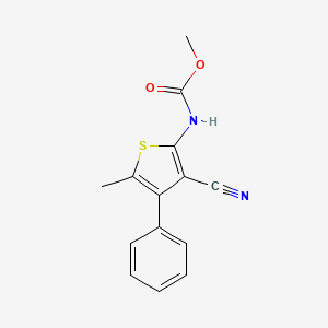 methyl (3-cyano-5-methyl-4-phenyl-2-thienyl)carbamate