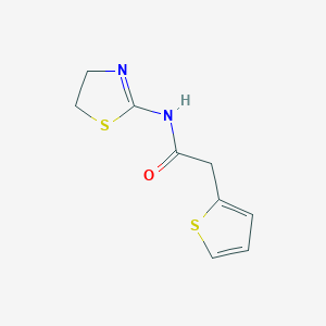 molecular formula C9H10N2OS2 B4184006 N-(4,5-dihydro-1,3-thiazol-2-yl)-2-(2-thienyl)acetamide 