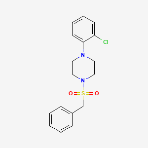1-(benzylsulfonyl)-4-(2-chlorophenyl)piperazine