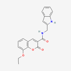 8-ethoxy-N-(1H-indol-2-ylmethyl)-2-oxo-2H-chromene-3-carboxamide