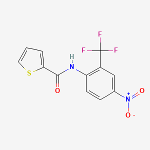 N-[4-nitro-2-(trifluoromethyl)phenyl]-2-thiophenecarboxamide