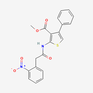 methyl 2-{[(2-nitrophenyl)acetyl]amino}-4-phenyl-3-thiophenecarboxylate