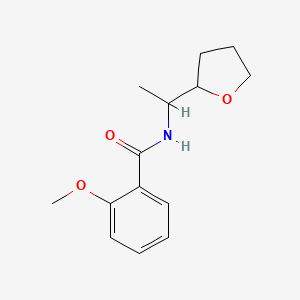 2-methoxy-N-[1-(tetrahydro-2-furanyl)ethyl]benzamide