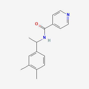 N-[1-(3,4-dimethylphenyl)ethyl]isonicotinamide