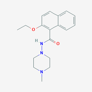 2-ethoxy-N-(4-methyl-1-piperazinyl)-1-naphthamide