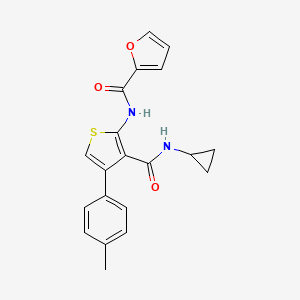 N-[3-[(cyclopropylamino)carbonyl]-4-(4-methylphenyl)-2-thienyl]-2-furamide
