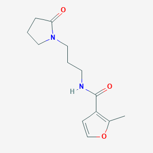 2-methyl-N-[3-(2-oxo-1-pyrrolidinyl)propyl]-3-furamide