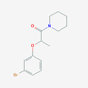 1-[2-(3-bromophenoxy)propanoyl]piperidine