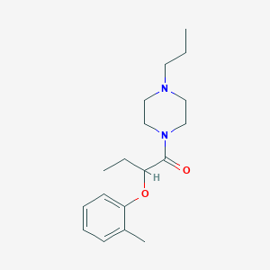 1-[2-(2-methylphenoxy)butanoyl]-4-propylpiperazine