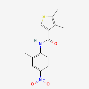 4,5-dimethyl-N-(2-methyl-4-nitrophenyl)-3-thiophenecarboxamide