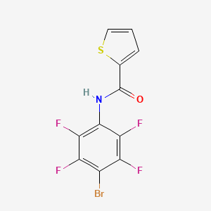 N-(4-bromo-2,3,5,6-tetrafluorophenyl)-2-thiophenecarboxamide