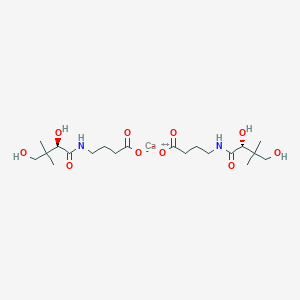 molecular formula C₂₀H₃₆CaN₂O₁₀ B041851 泛酸钙 CAS No. 17097-76-6