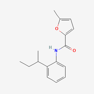 molecular formula C16H19NO2 B4185200 N-(2-sec-butylphenyl)-5-methyl-2-furamide 