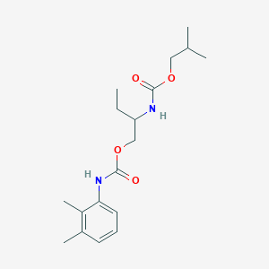 molecular formula C18H28N2O4 B4185585 2-[(isobutoxycarbonyl)amino]butyl (2,3-dimethylphenyl)carbamate 