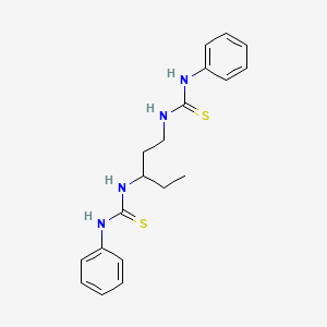molecular formula C19H24N4S2 B4185727 N,N''-1,3-pentanediylbis[N'-phenyl(thiourea)] 