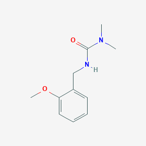 molecular formula C11H16N2O2 B4186131 N'-(2-methoxybenzyl)-N,N-dimethylurea 