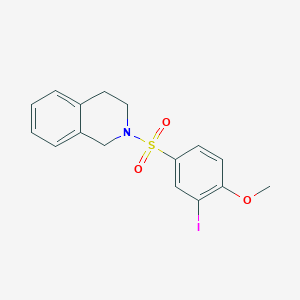 2-[(3-iodo-4-methoxyphenyl)sulfonyl]-1,2,3,4-tetrahydroisoquinoline